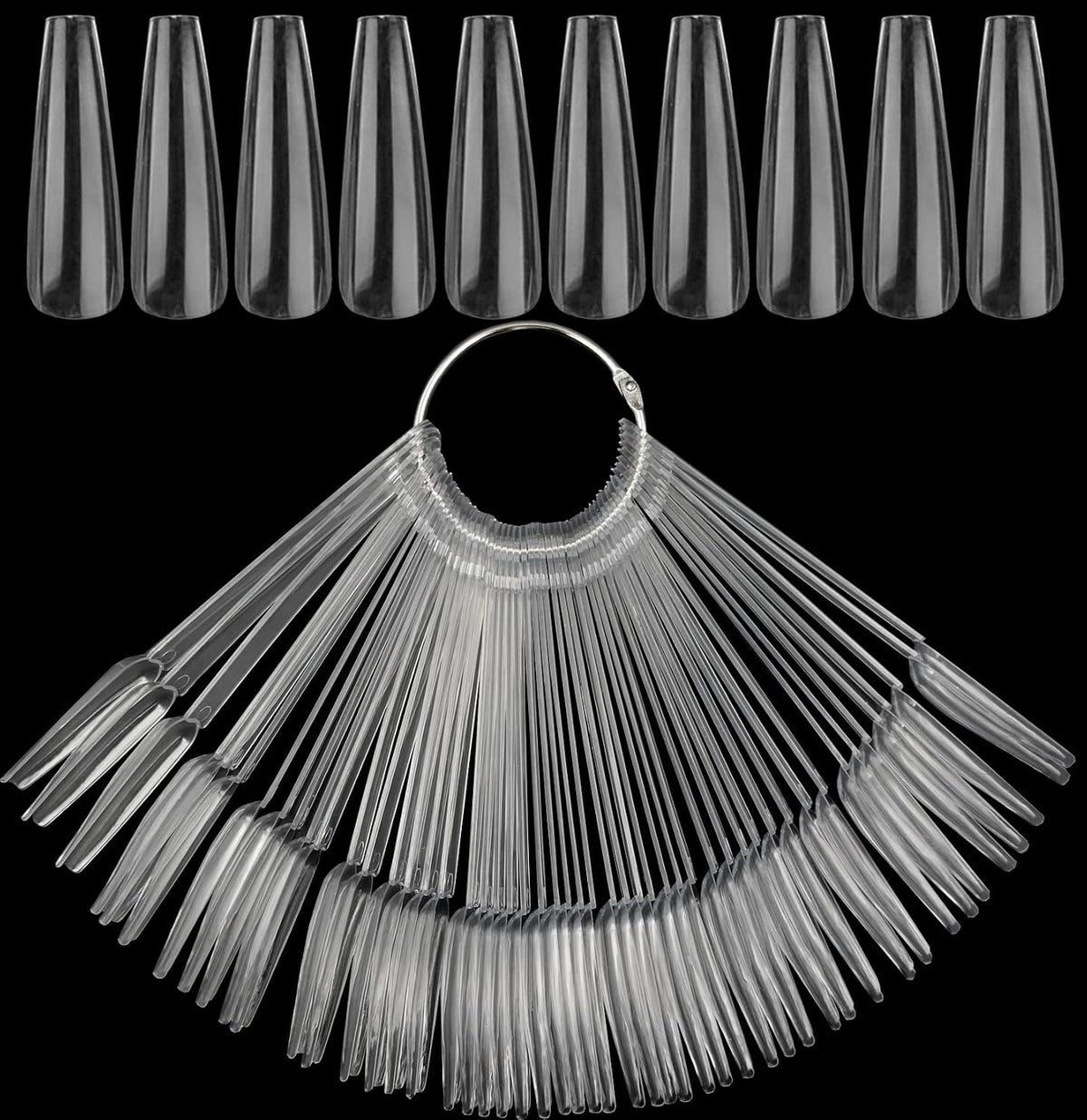 Nail Display Stick Coffin Pack Of-50