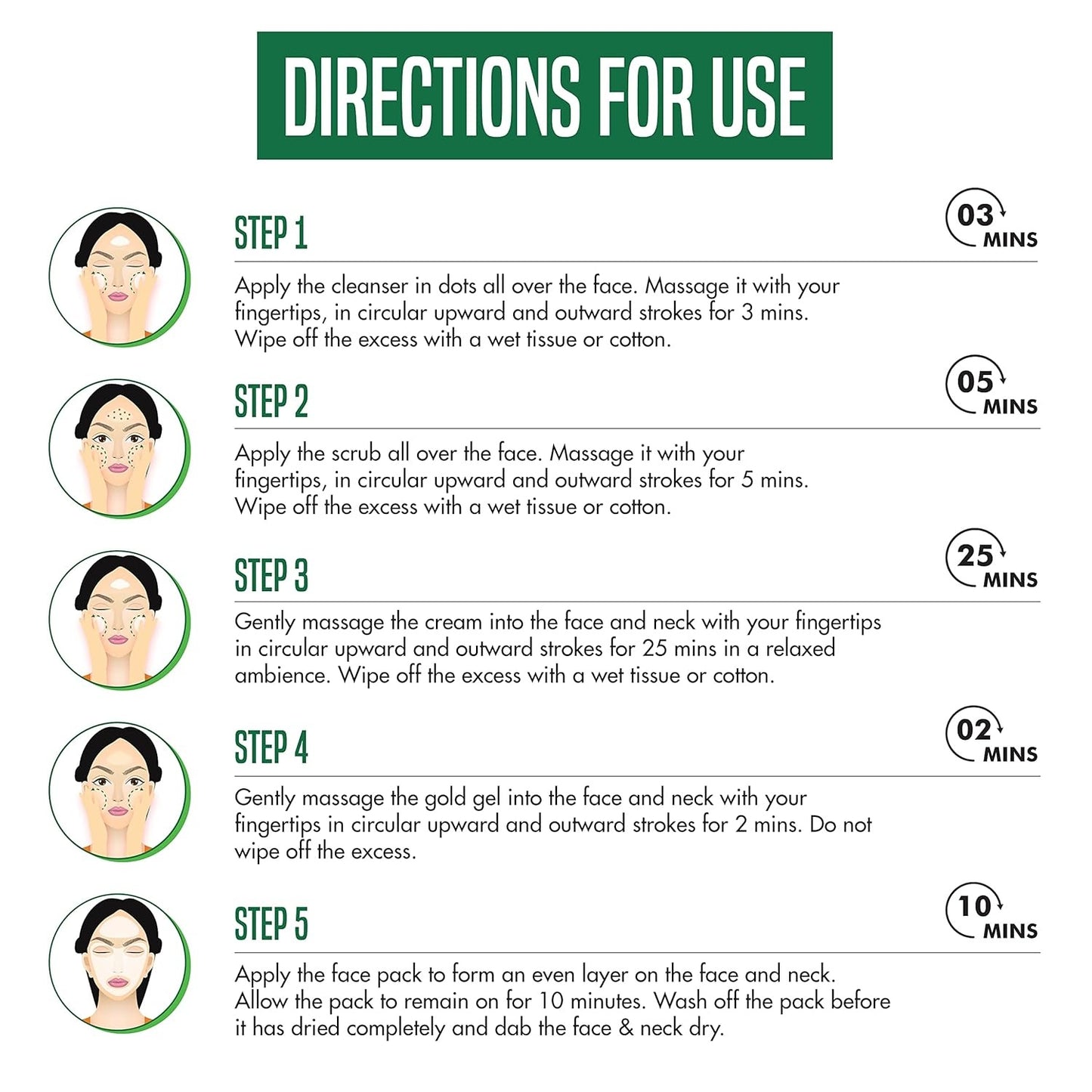 Nature's Professional Advanced Glowing Gold Facial Kit