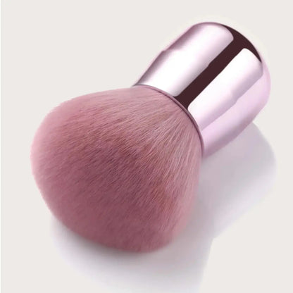 Heavy Soft Bristle Dusting Puffy Brush - Rose Gold