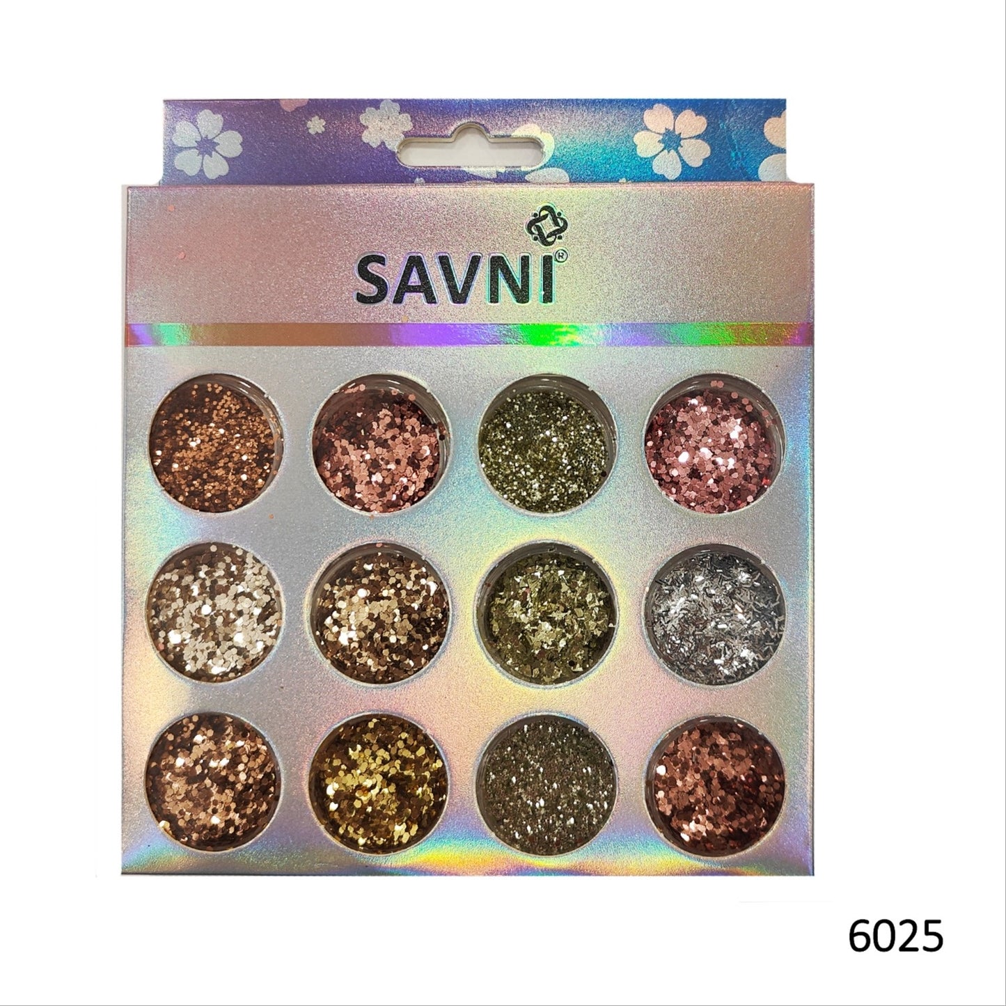 Savni Mix Glitters, Mylars & Sugar Dust - Pack of 10/12
