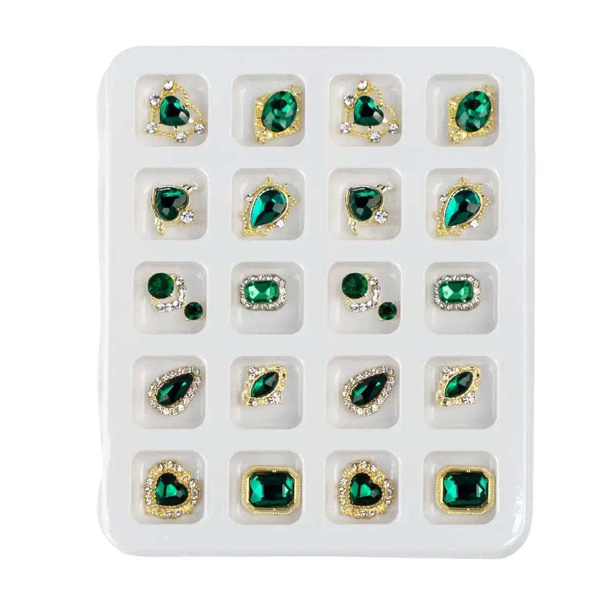 Big Rhinestone Jewel Stone Accessory - 10 pairs
