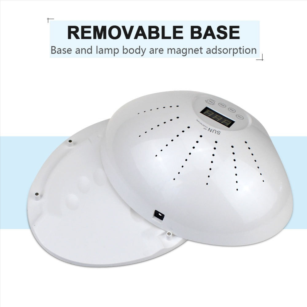 SUN 669 48W Double Handed UV/LED Lamp with Fan for Heat Dissipation