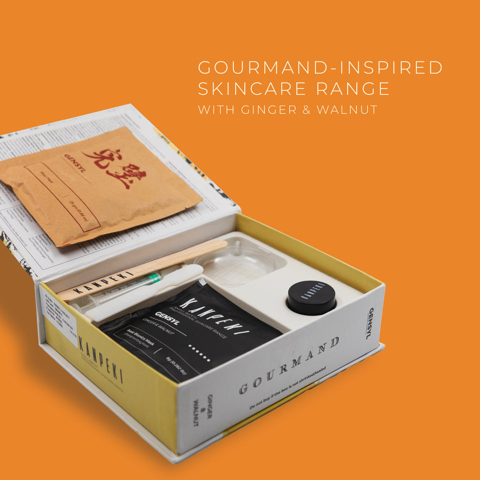 Kanpeki Gensyl Ginger & Walnut Facial Kit