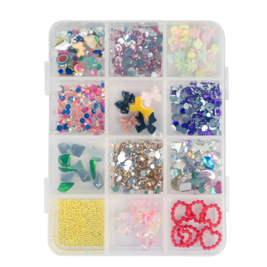 Rhinestone and Bows and Pearls and Pastel Accessories Mix