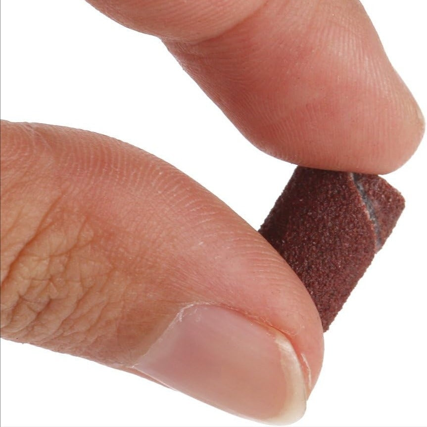 Sandpaper Sanding Nail Drill Bits - Pack of 50, Mix Grit