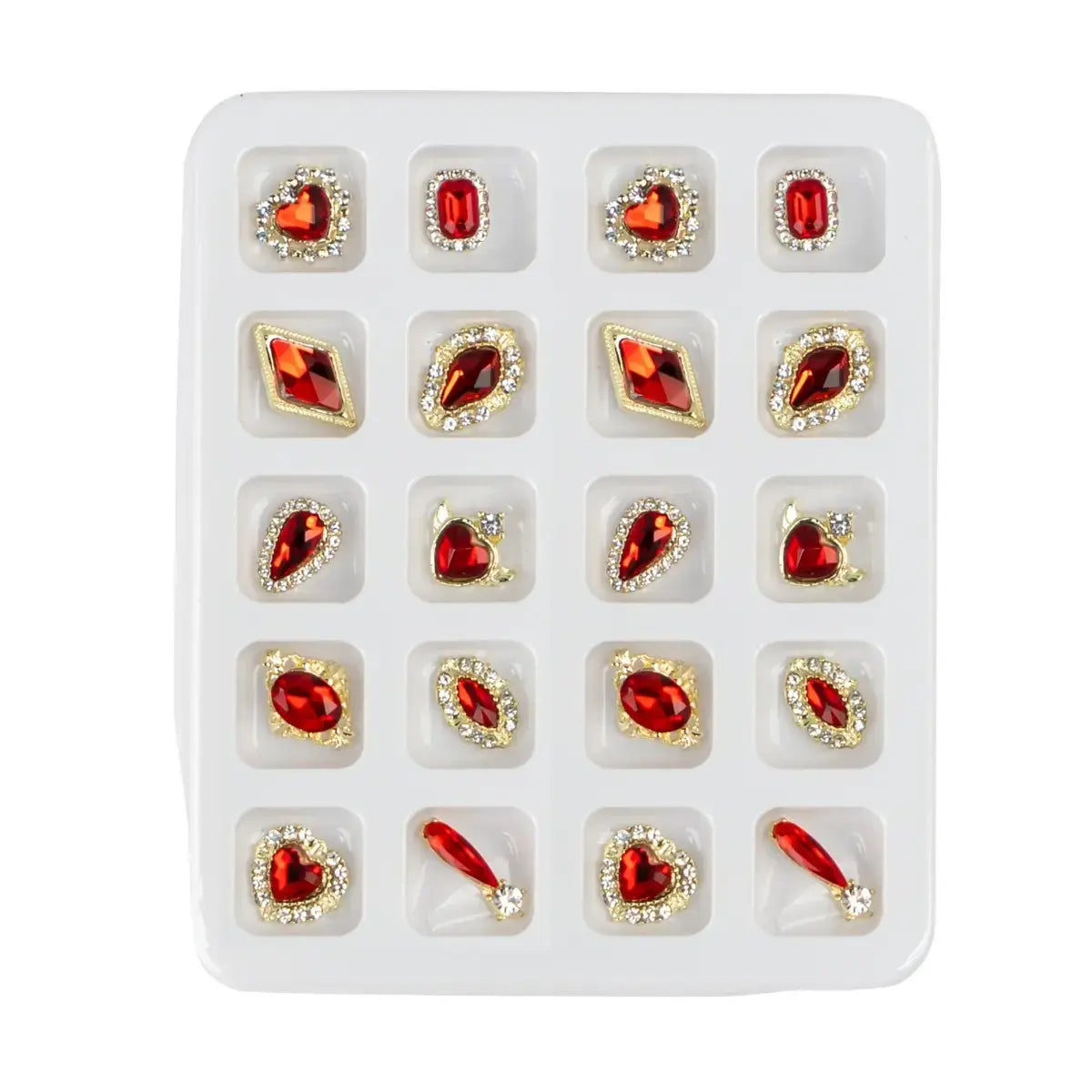 Big Rhinestone Jewel Stone Accessory - 10 pairs