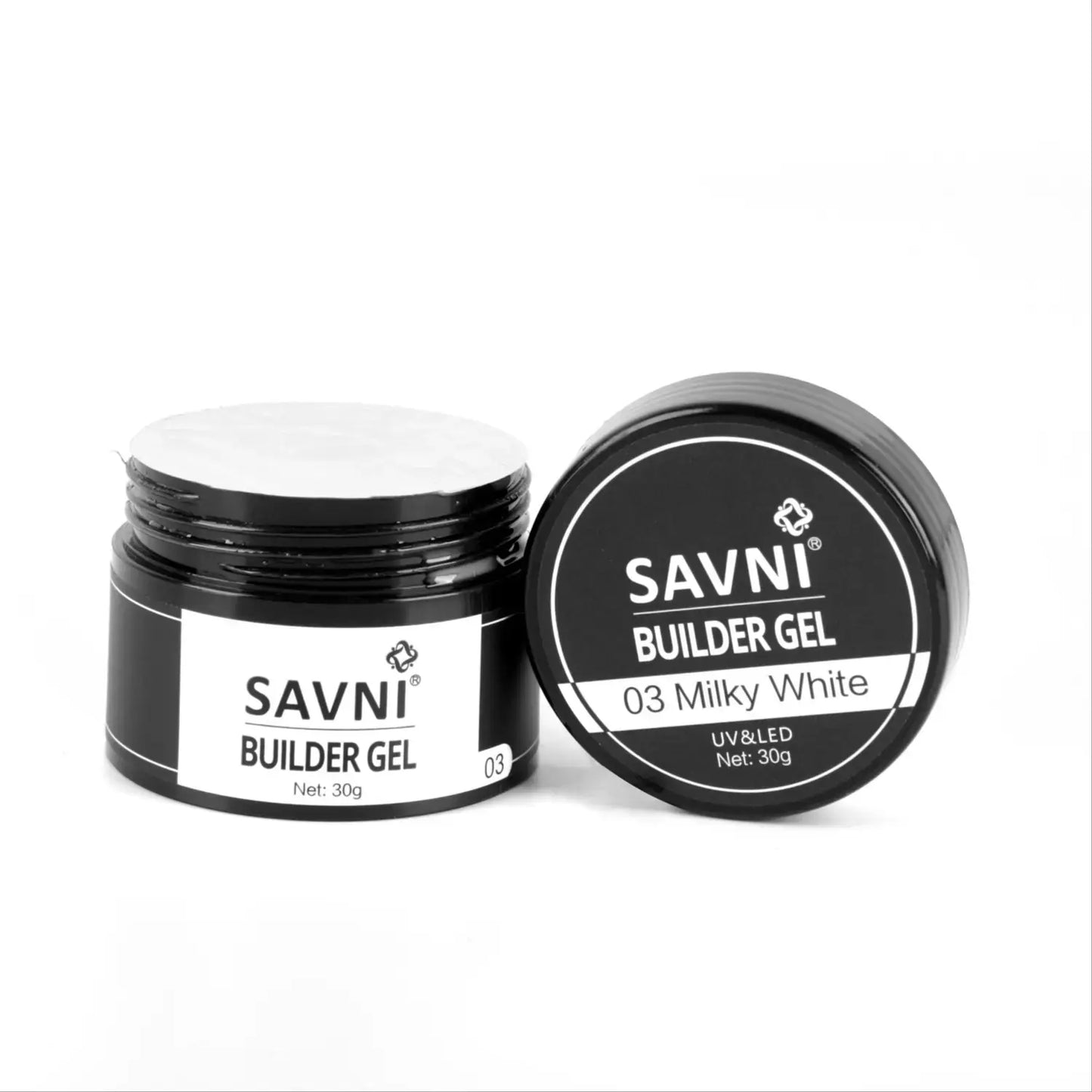 Savni Milky White 30g Builder Gel