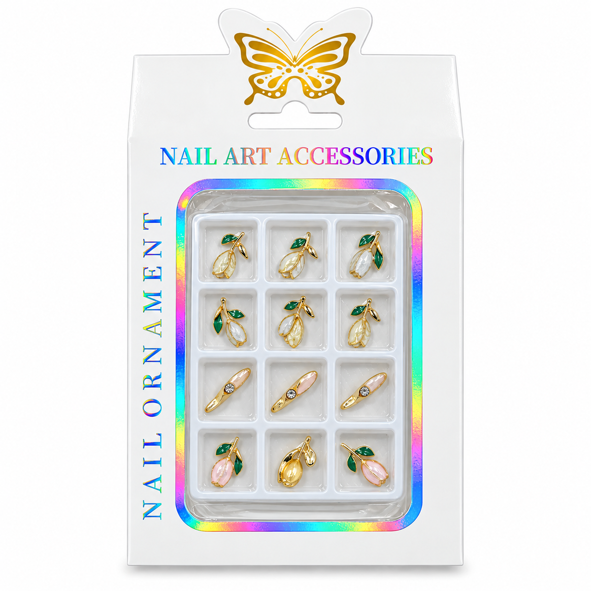 Tulip Shape Nail Art Accessories