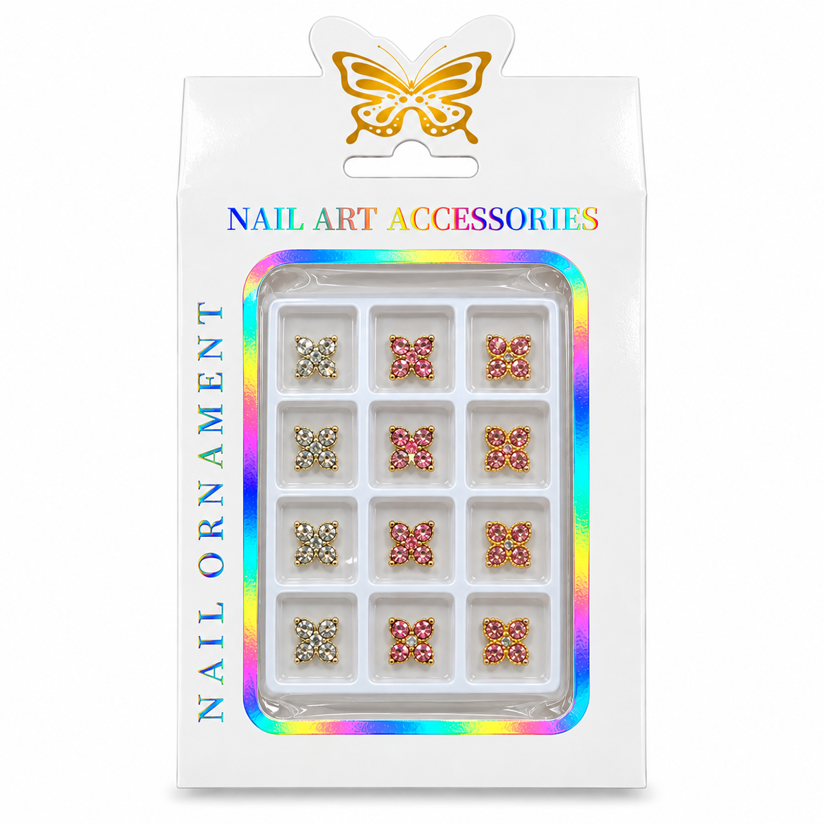 Flower Stone Nail Art Accessories