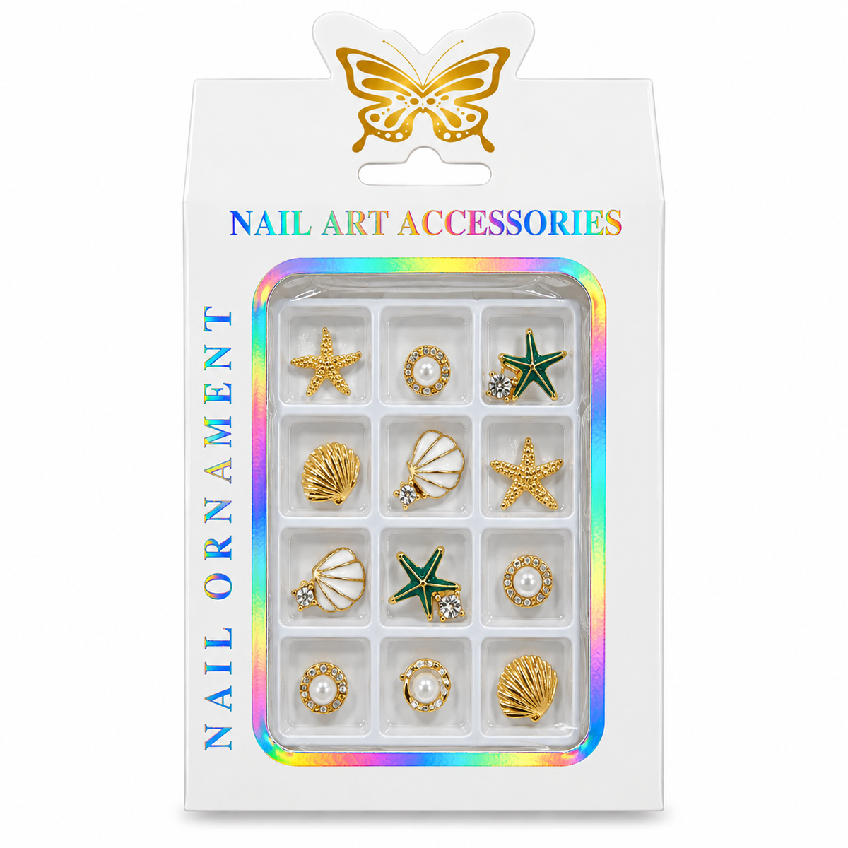 Sea Shell Nail Art Accessories