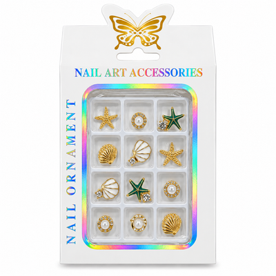 Sea Shell Nail Art Accessories