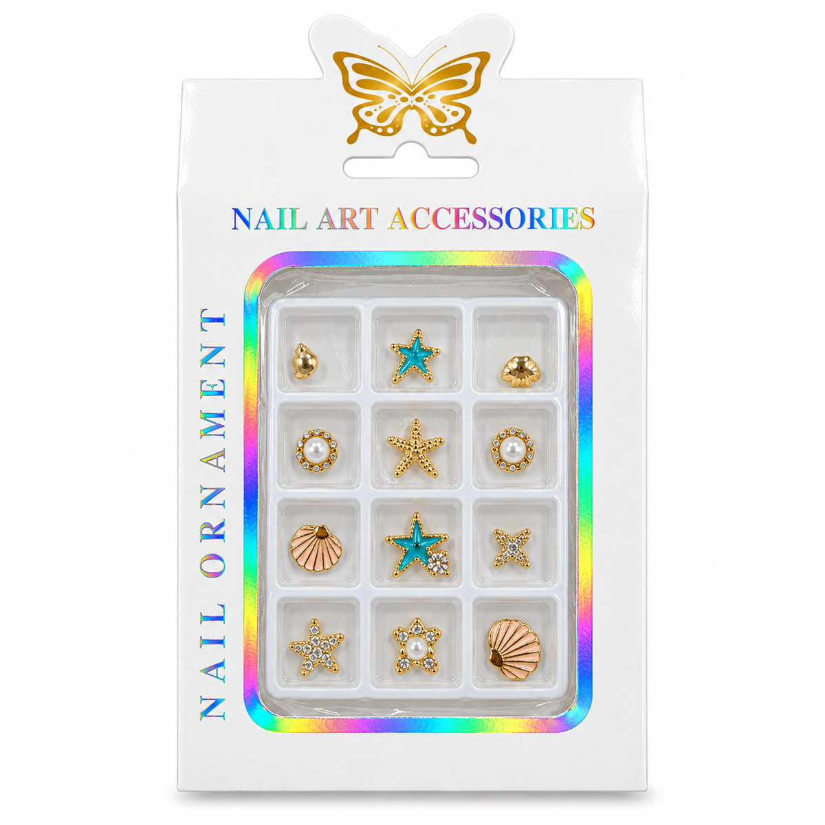 Sea Shell Nail Art Accessories