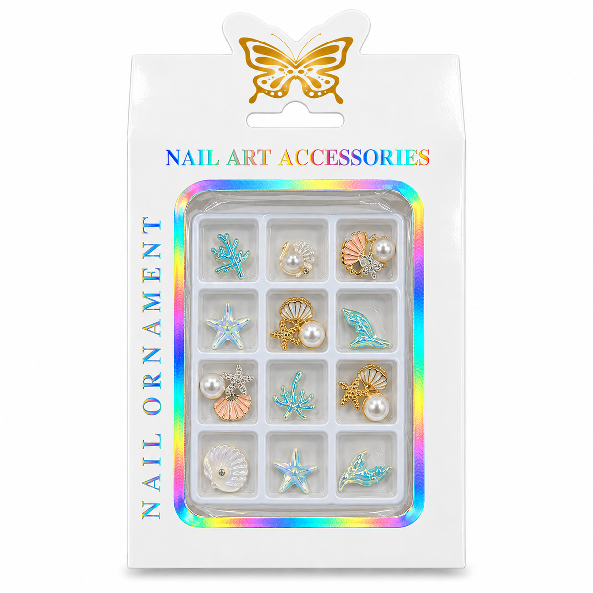 Sea Shell Nail Art Accessories