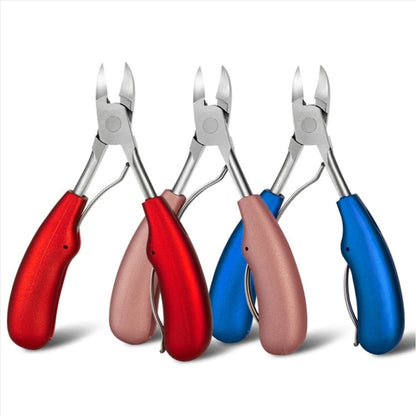 Ingrown & Hard Nail Stainless Steel Cutter Scissors - Rubber Grip