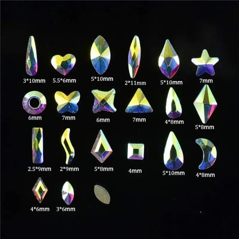 3100 Pcs AB Rhinestones with Wax Picker Tool