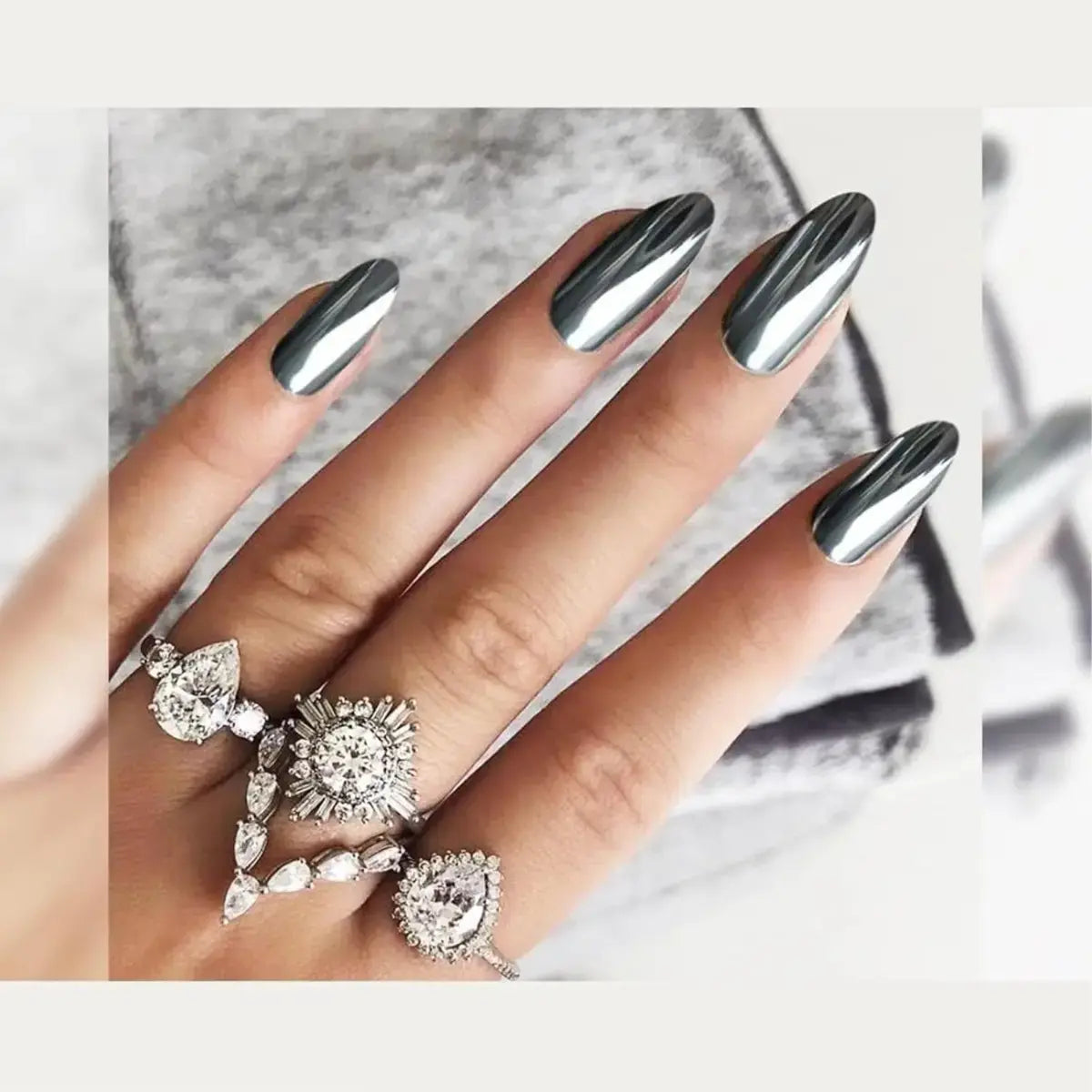 Silver Sheer Metallic Mirror Finish High Quality Chrome Powder