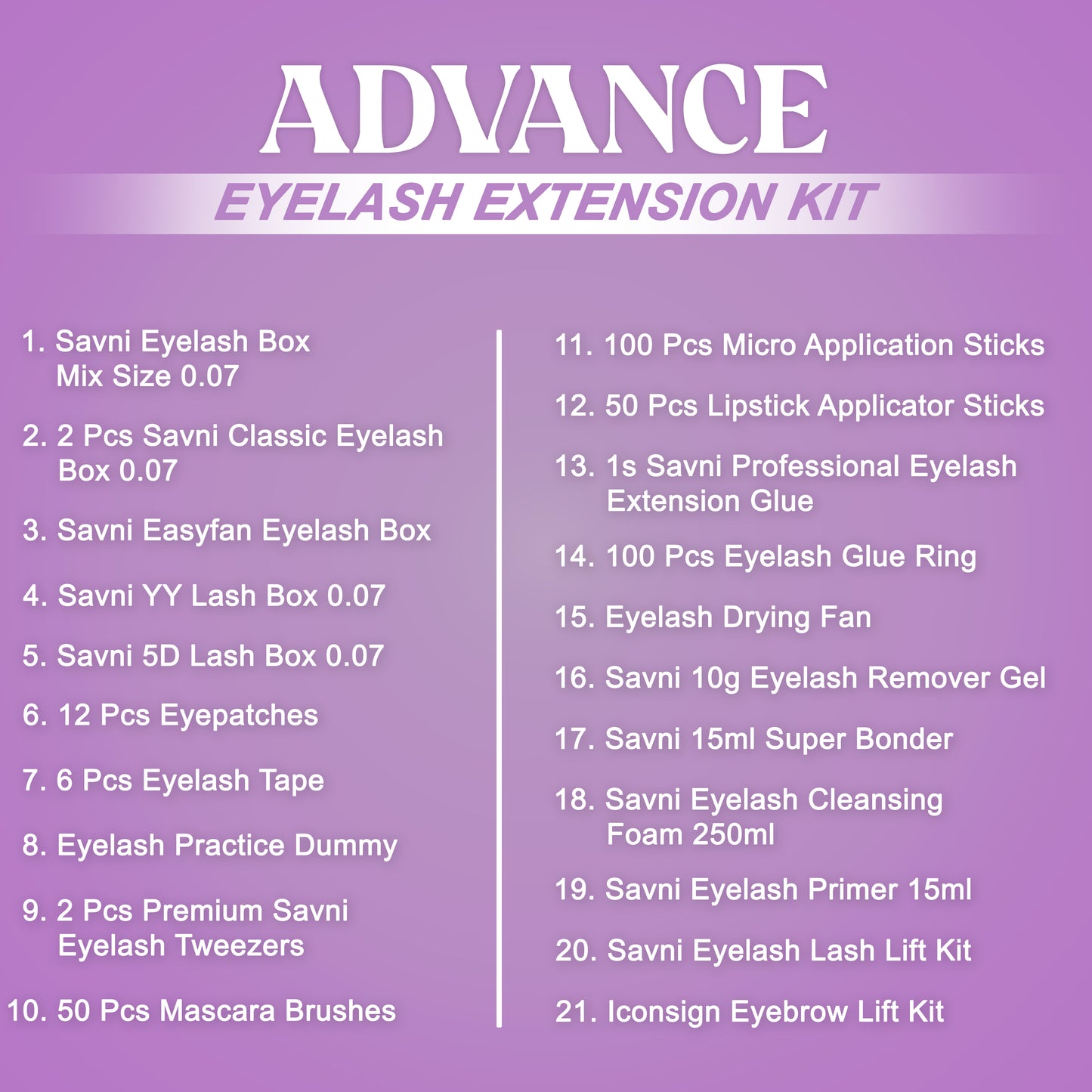 Advanced Eyelash Extension Kit Complete Lash Set