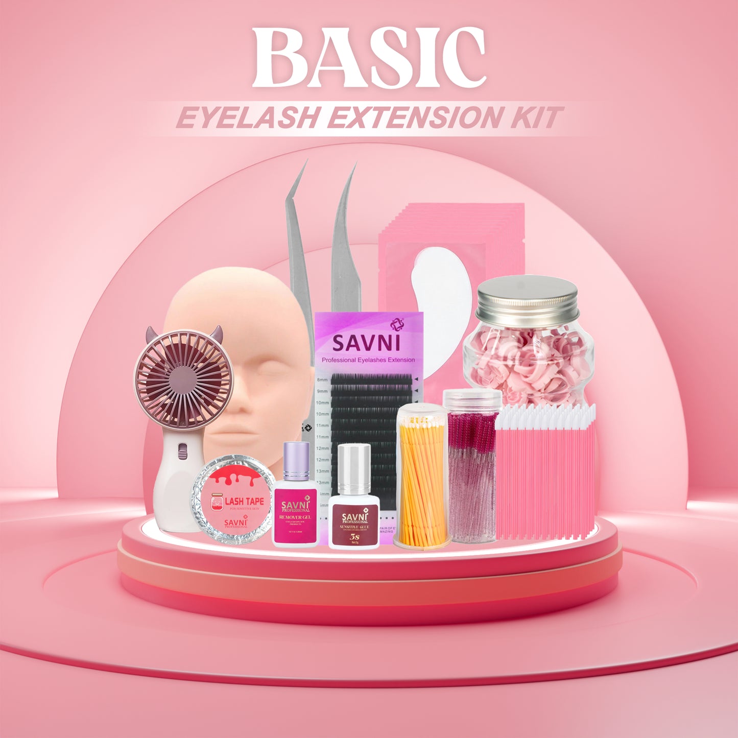 Basic Eyelash Extension kit - 12 Products