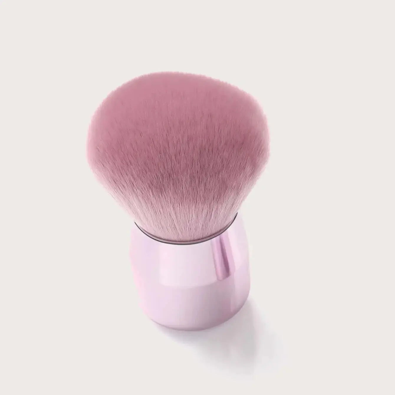 Heavy Soft Bristle Dusting Puffy Brush - Rose Gold