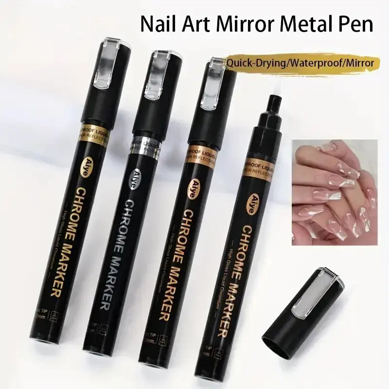 Nail Chrome Marker/Mirror Pen - Fine Tip 1.0mm