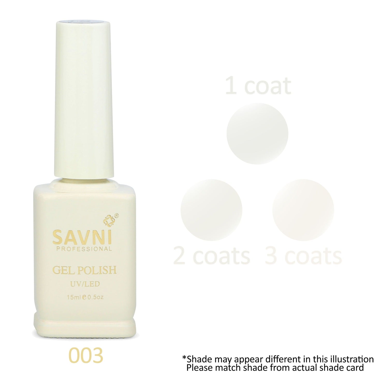 Savni French Color Base Translucent Colors 15ml Product vendor