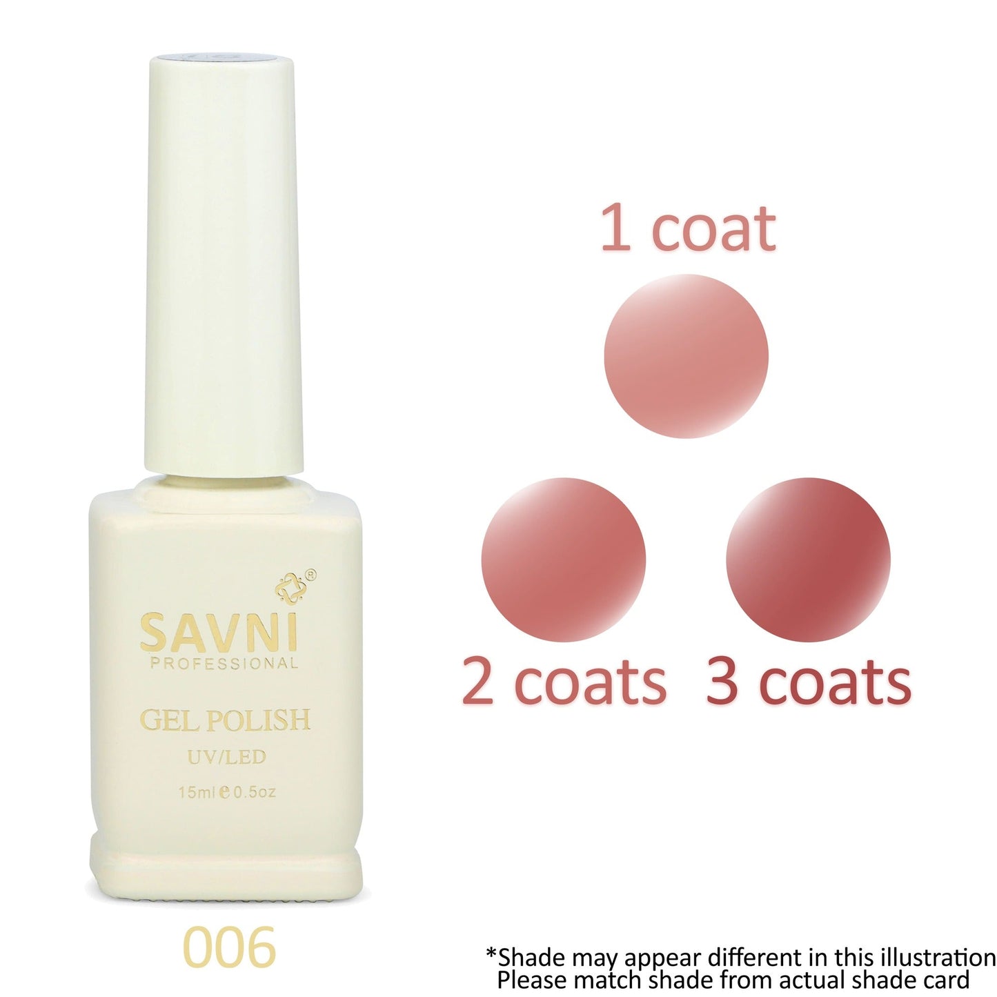 Savni French Color Base Translucent Colors 15ml Product vendor