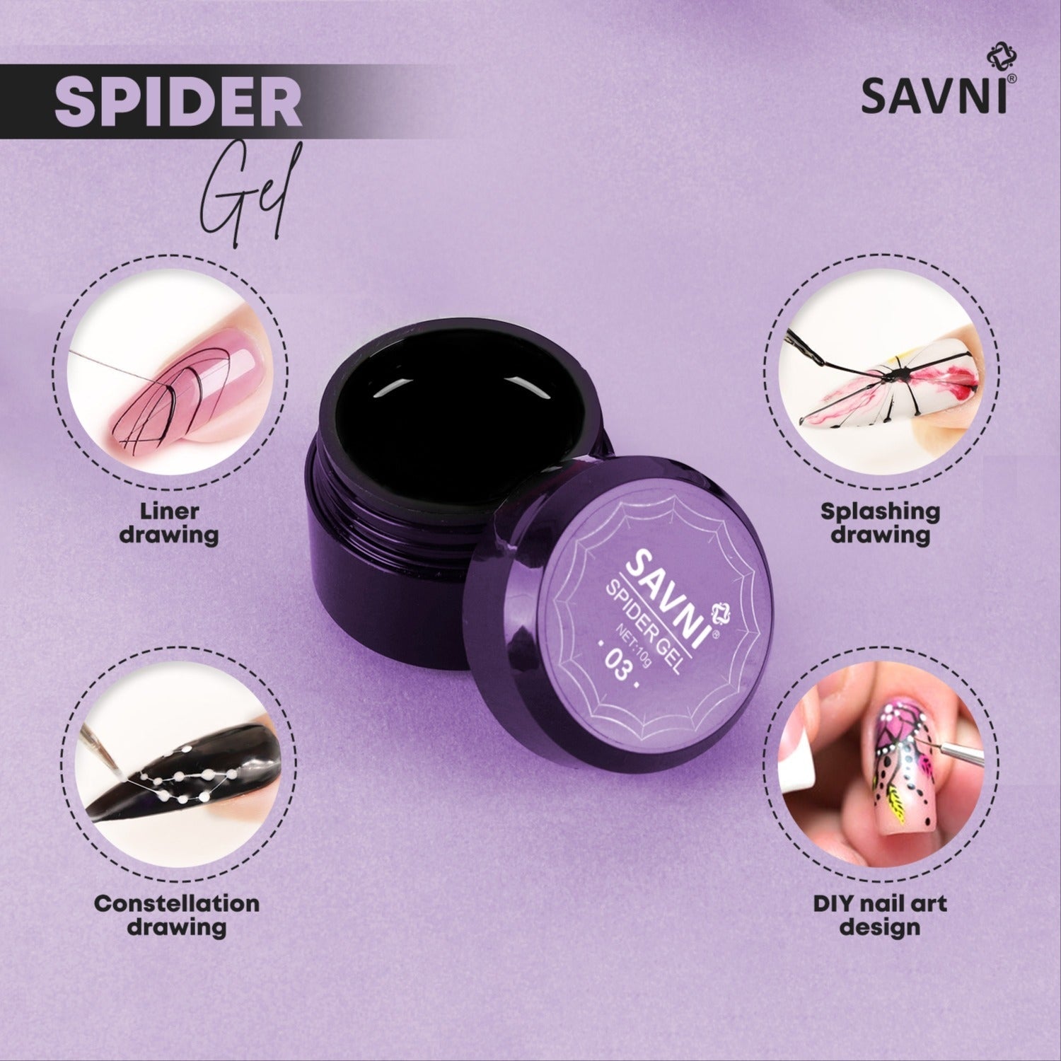 Savni Spider Gel Product vendor