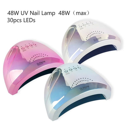 SUNone 48W Smart UV/LED Nail Lamp with USB and Motion Sensor – Professional Nail Curing Tool Hyphen Associate Color