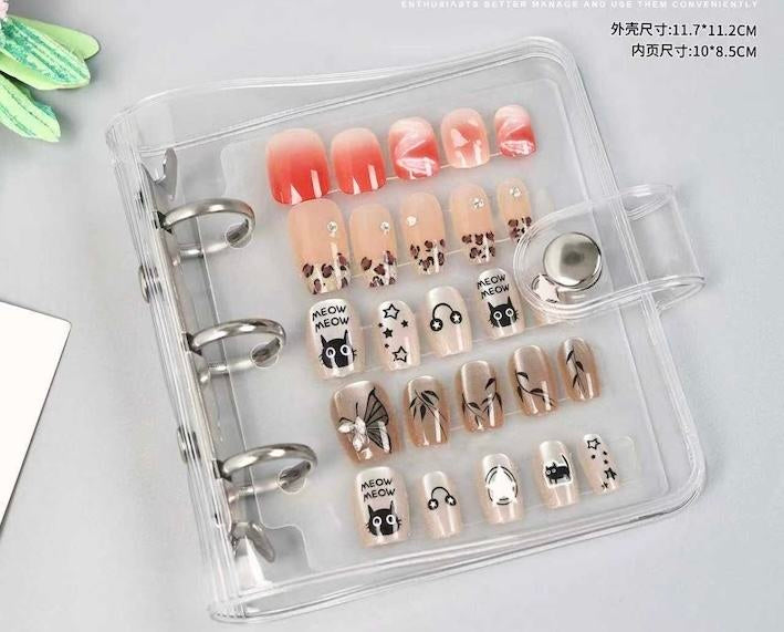 Press On Nail Book - 6 Sheet