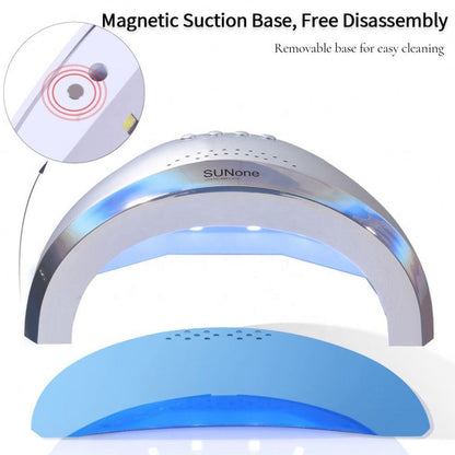 SUNone 48W Smart UV/LED Nail Lamp with USB and Motion Sensor – Professional Nail Curing Tool Hyphen Associate Color