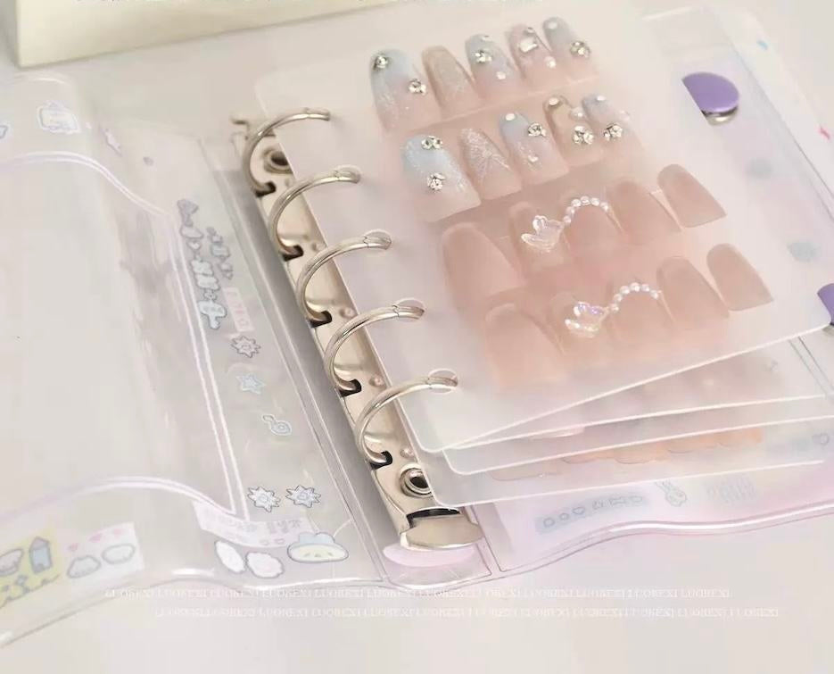 Press On Nail Book - 6 Sheet