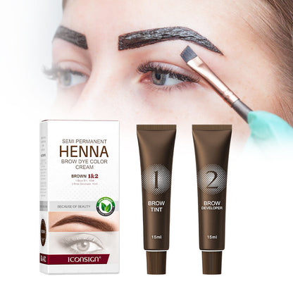 Iconsign Lash & Brow Tinting Kit - Application Brush & Pads included
