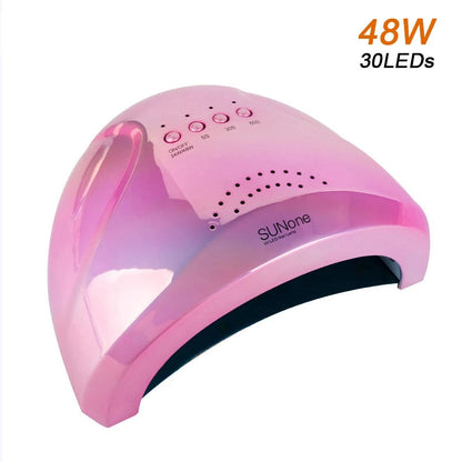SUNone 48W Smart UV/LED Nail Lamp with USB and Motion Sensor – Professional Nail Curing Tool Hyphen Associate Color