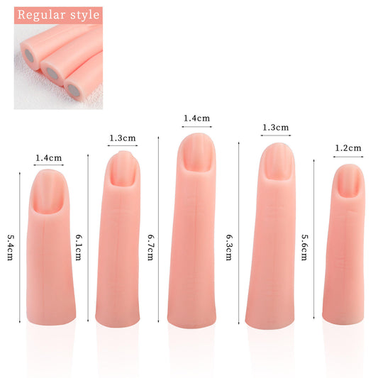 Nail Magnetic Finger For Practice - 5 Pieces