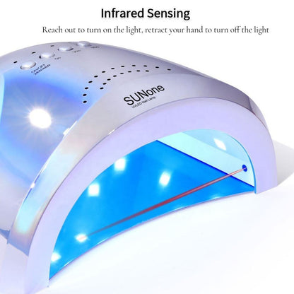 SUNone 48W Smart UV/LED Nail Lamp with USB and Motion Sensor – Professional Nail Curing Tool Hyphen Associate Color
