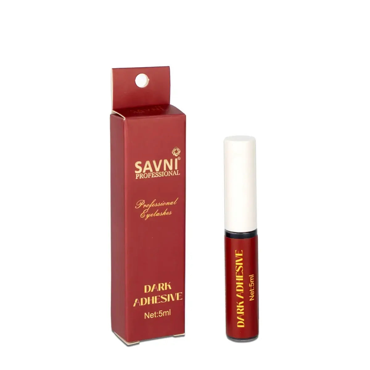 Savni Professional Temporary Eyelash Extension Glue Dark Adhesive - Black 5ml