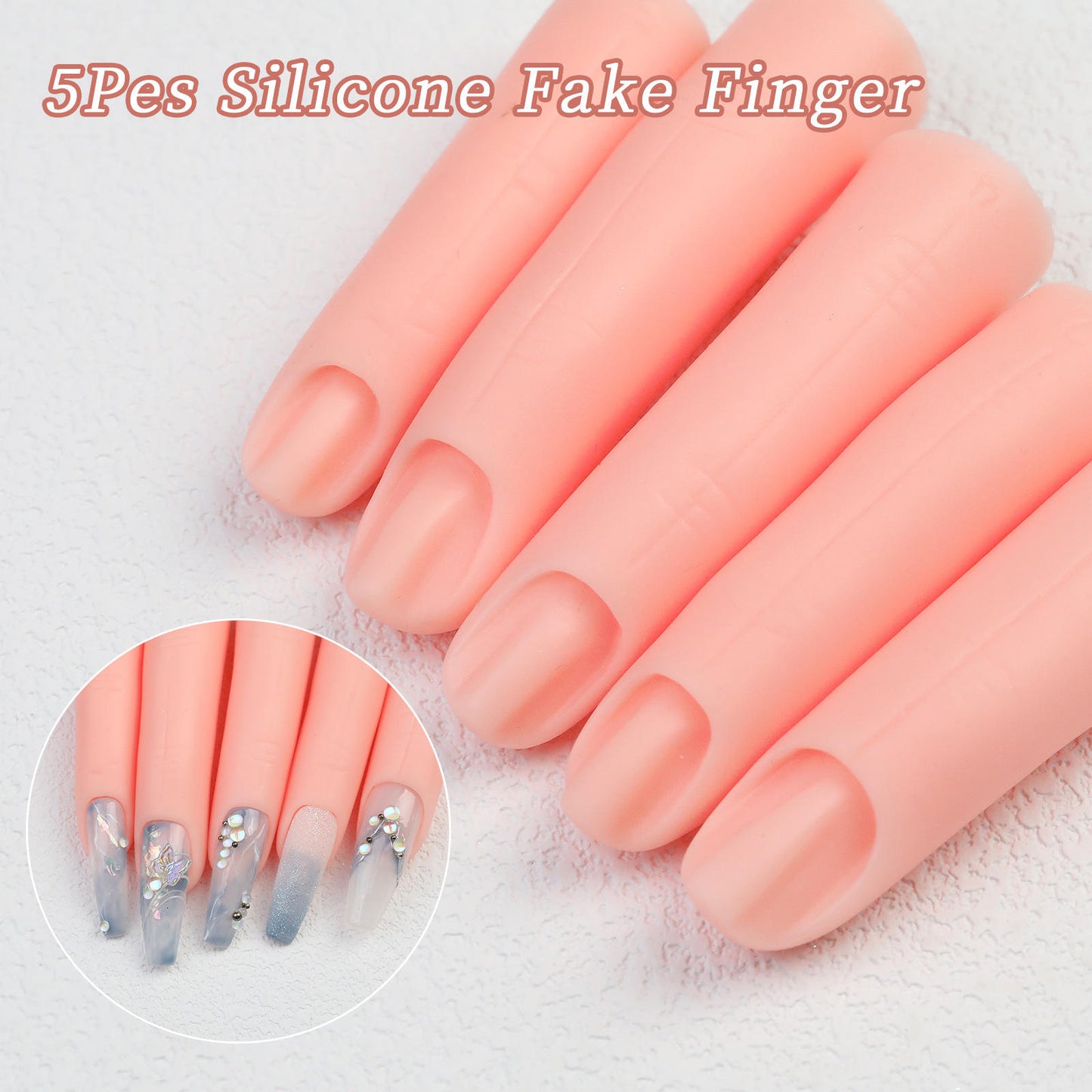 Nail Magnetic Finger For Practice - 5 Pieces