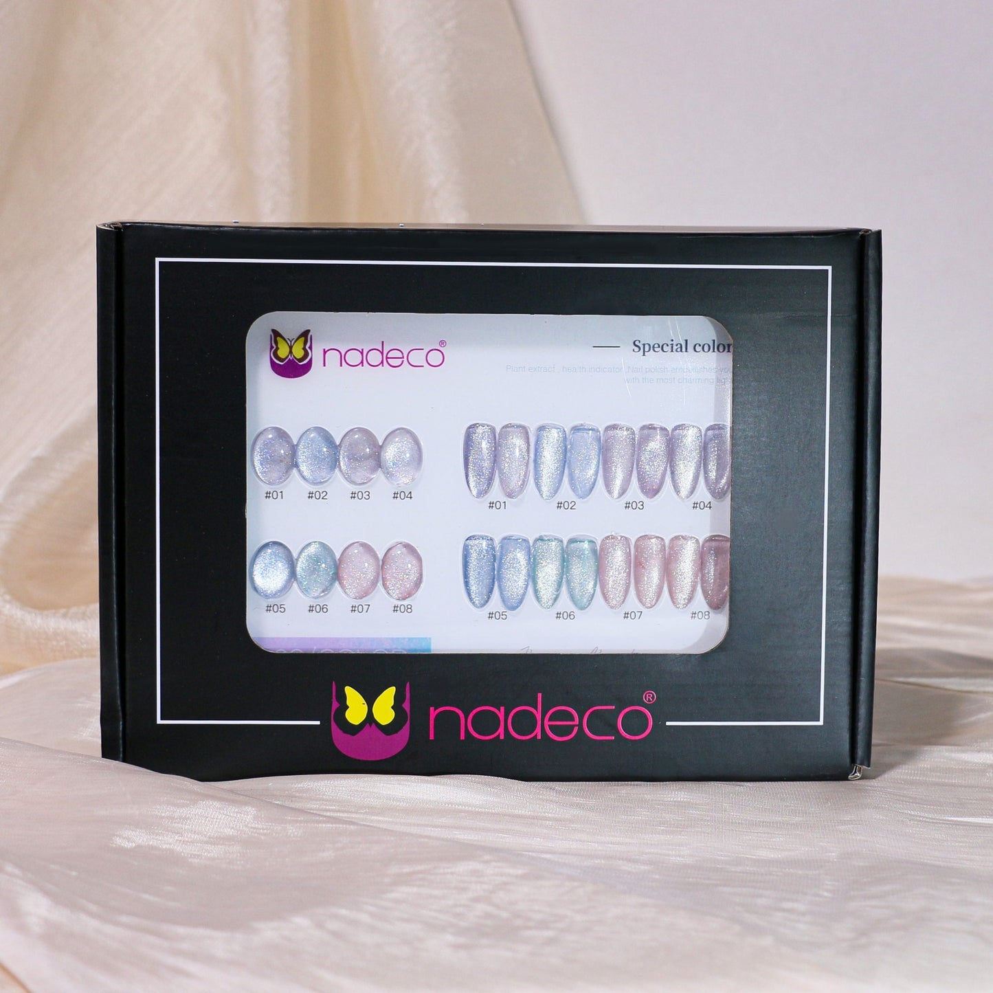 Nadeco UV Gel Polish Kit Set Of 8, 15ML Model - D