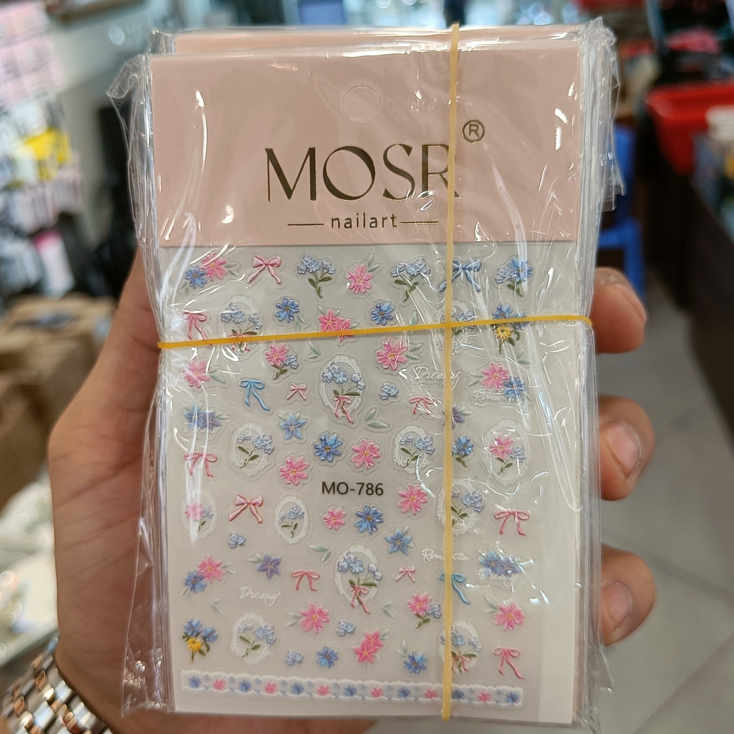 Nail Art 3D Stickers - Set Of 12 Sheets