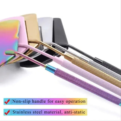 Eyelash Extension Mirror Titanium Big Size - Assorted Color