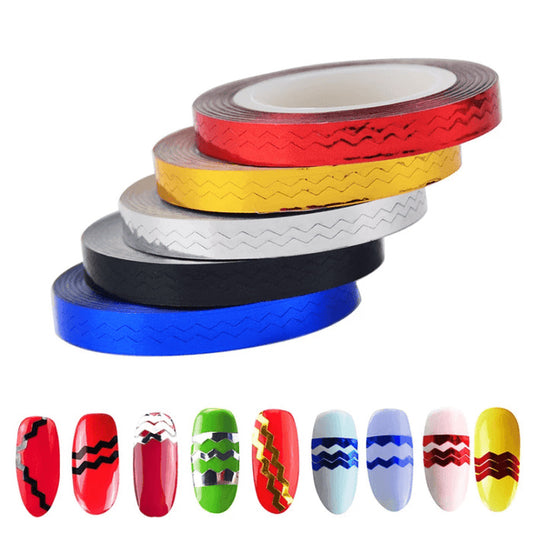 Zig Zag Tape 3mm -1 Piece, Assorted Color