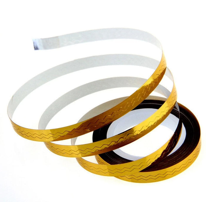 Zig Zag Tape 3mm - 1 Piece, Assorted Color