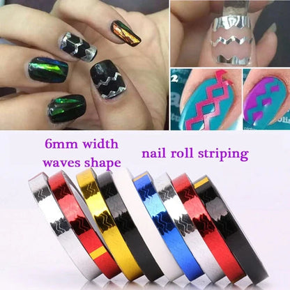 Zig Zag Tape 3mm - 1 Piece, Assorted Color