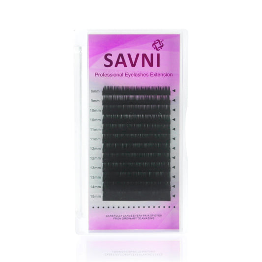 Savni Permanent Eyelash Extension 0.07 Thickness Mix Size 8mm - 15mm