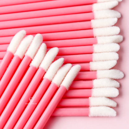 Eyelash Cleaner, Eyeshadow & Lipstick Applicator 50 Pieces - Assorted Color