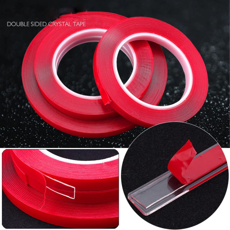 Double Sided Red Tape - 3 Meter Roll