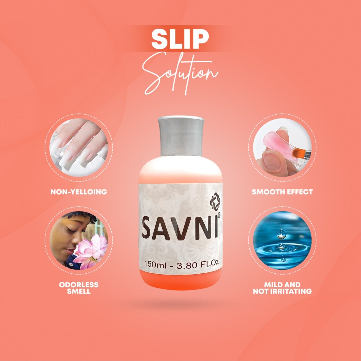Savni Slip Solution for Polygel Application 100ml Product vendor