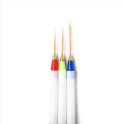 Striping Liner Brushes - Set of 3