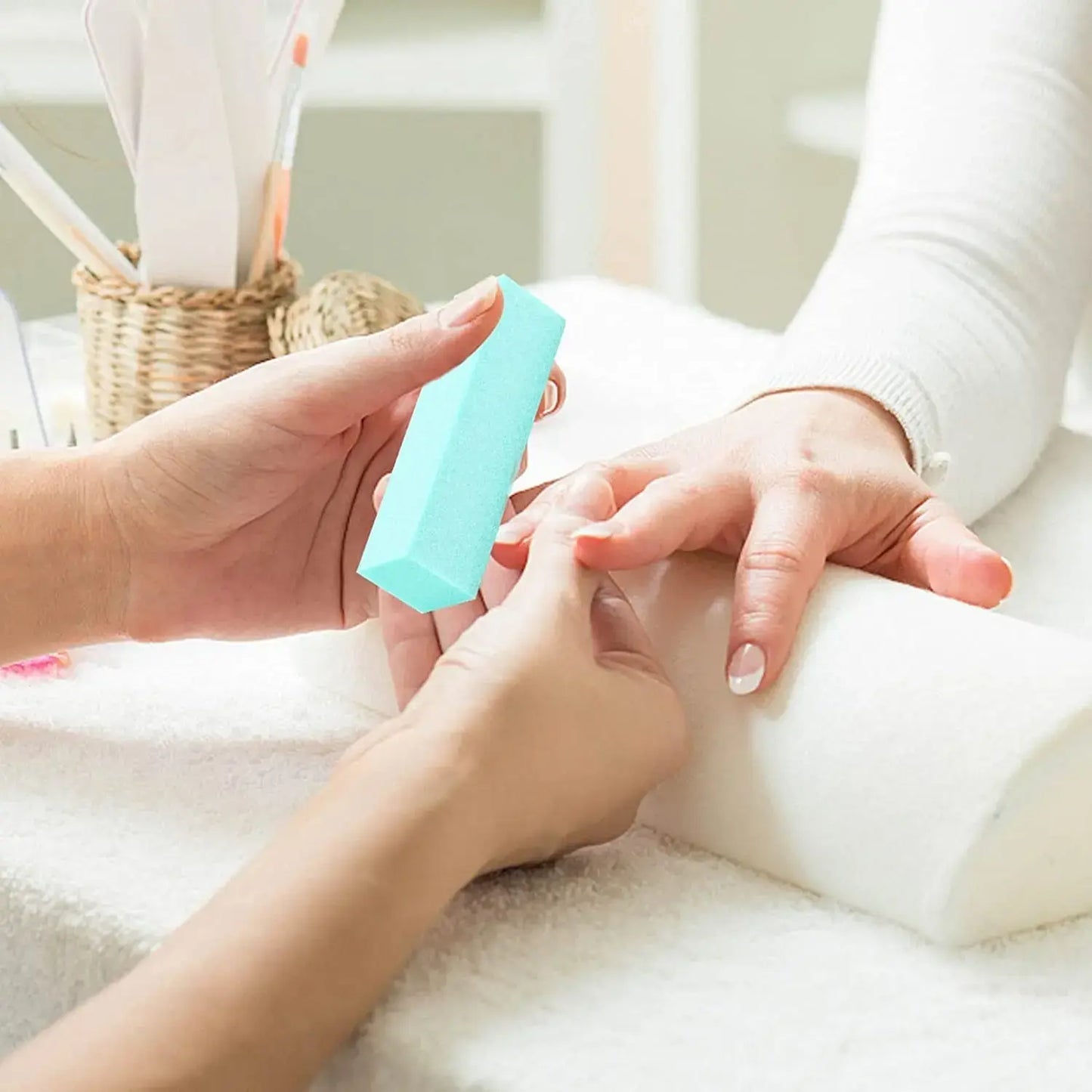 Nail Rectangle Soft Buffer - 6 Pieces