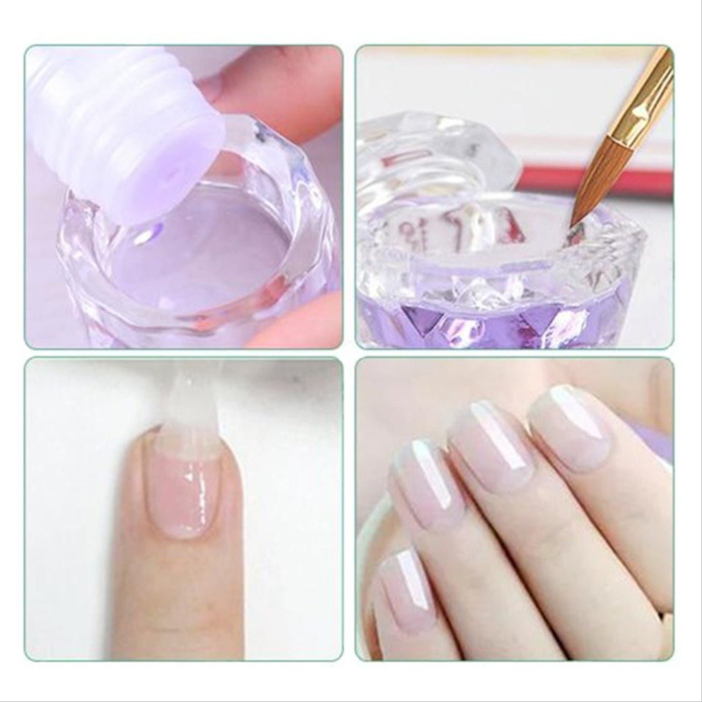 Savni Liquid Monomer Acrylic Liquid Purple (EMA) - 1000ml